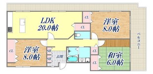 ラフィネセオミの物件間取画像